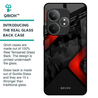 Modern Camo Abstract Glass Case for Realme GT 6 5G