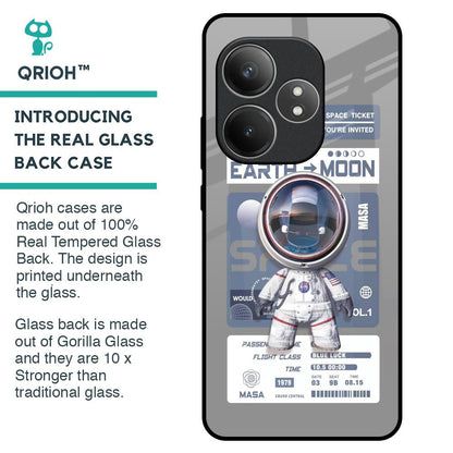 Space Flight Pass Glass Case for Realme GT 6 5G