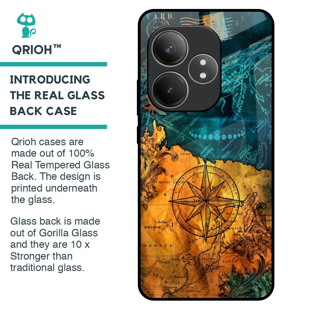 Architecture Map Glass Case for Realme GT 6 5G