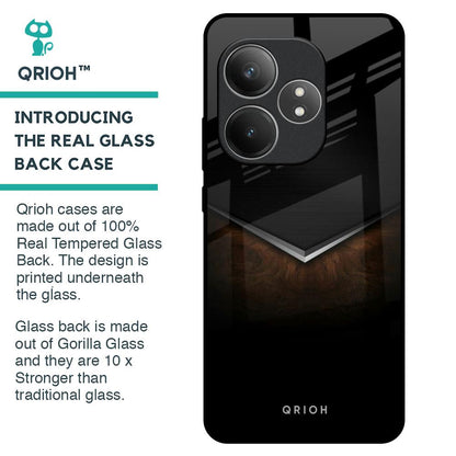 Dark Walnut Glass Case for Realme GT 6 5G