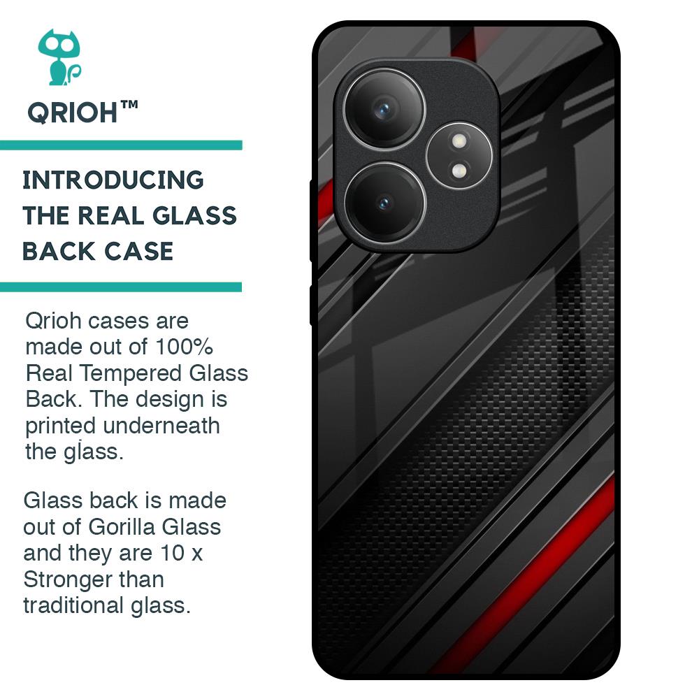 Modern Abstract Glass Case for Realme GT 6 5G