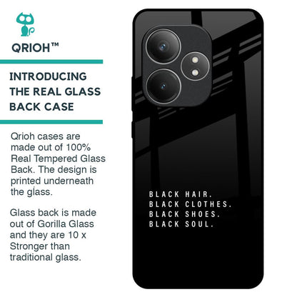 Black Soul Glass Case for Realme GT 6 5G