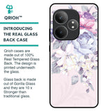 Elegant Floral Glass Case for Realme GT 6 5G
