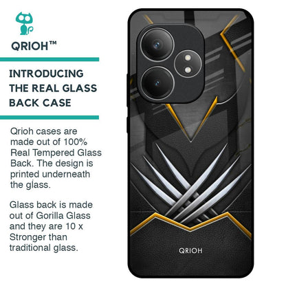 Black Warrior Glass Case for Realme GT 6 5G