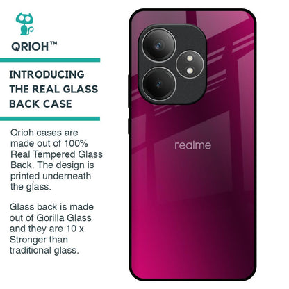 Pink Burst Glass Case for Realme GT 6 5G