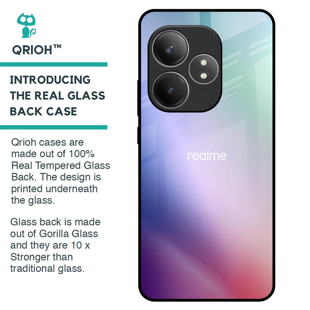 Abstract Holographic Glass Case for Realme GT 6 5G