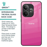 Pink Ribbon Caddy Glass Case for Realme GT 6 5G