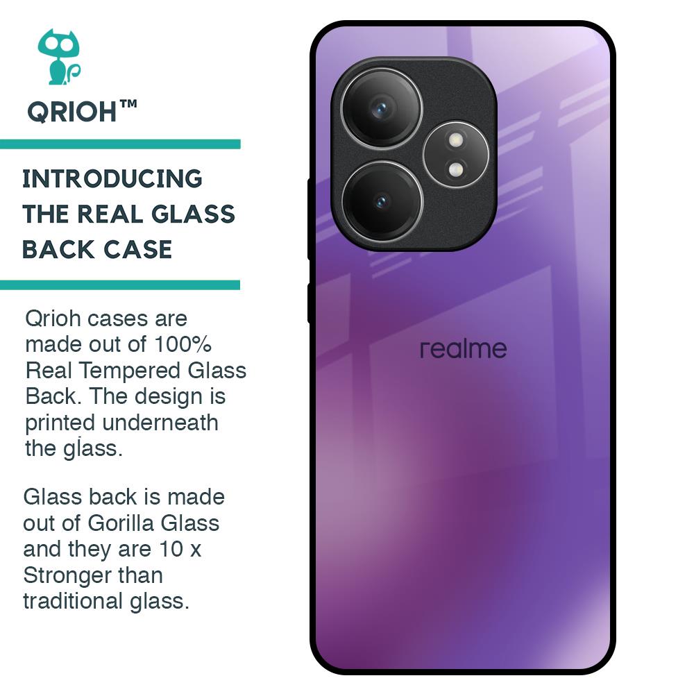 Ultraviolet Gradient Glass Case for Realme GT 6 5G