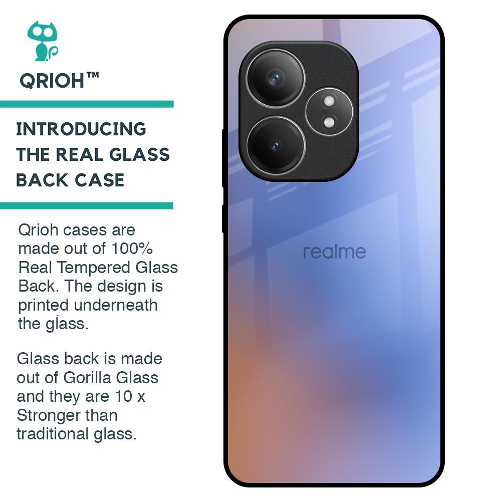 Blue Aura Glass Case for Realme GT 6 5G