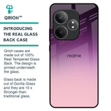 Purple Gradient Glass case for Realme GT 6 5G