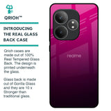 Purple Ombre Pattern Glass Case for Realme GT 6 5G