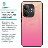 Pastel Pink Gradient Glass Case For Realme GT 6 5G