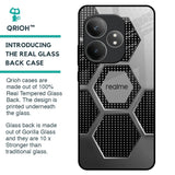 Hexagon Style Glass Case For Realme GT 6 5G