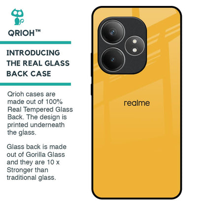 Fluorescent Yellow Glass case for Realme GT 6 5G