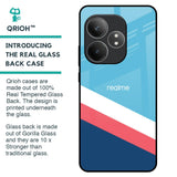 Pink & White Stripes Glass Case For Realme GT 6 5G