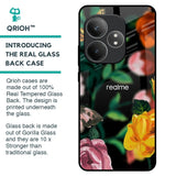 Flowers & Butterfly Glass Case for Realme GT 6 5G