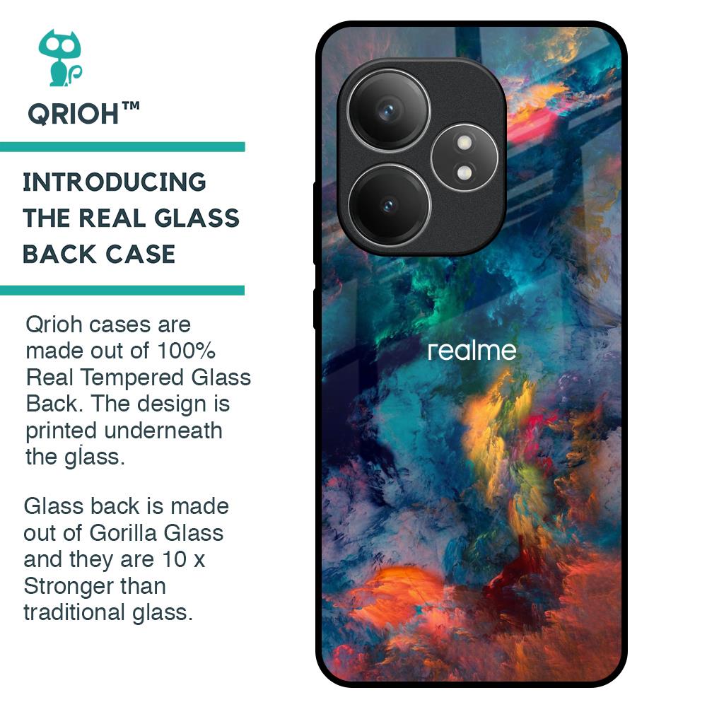 Colored Storm Glass Case for Realme GT 6 5G