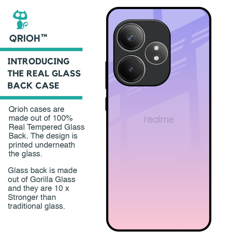 Lavender Gradient Glass Case for Realme GT 6 5G