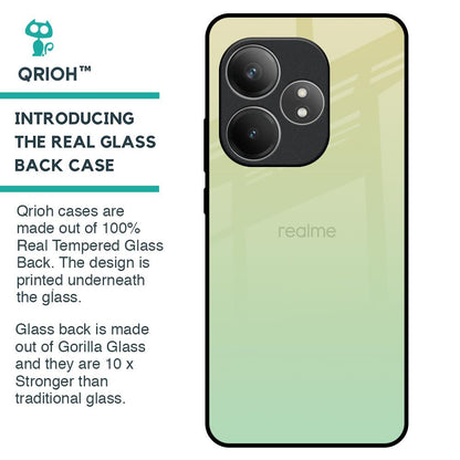 Mint Green Gradient Glass Case for Realme GT 6 5G
