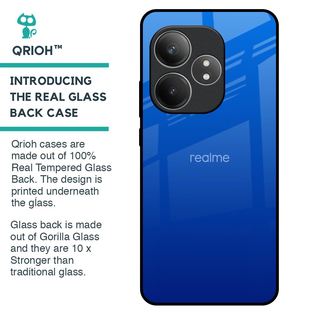 Egyptian Blue Glass Case for Realme GT 6 5G