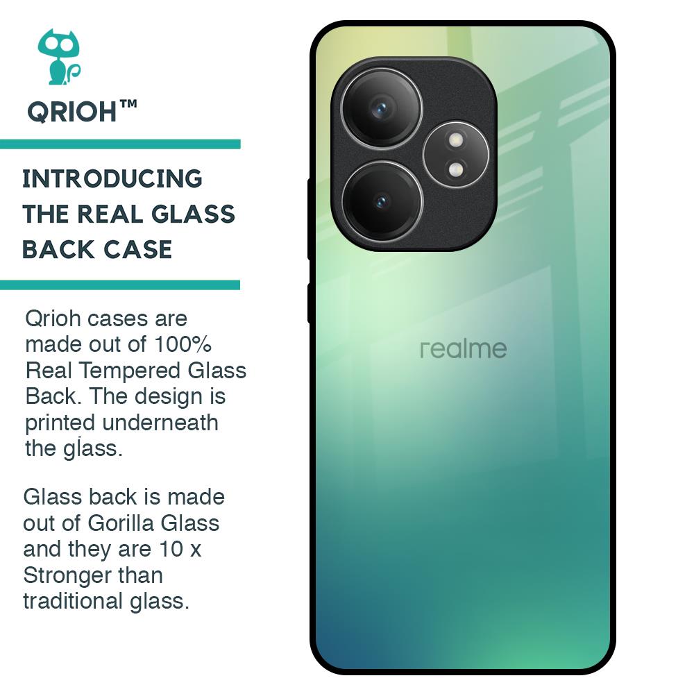 Dusty Green Glass Case for Realme GT 6 5G