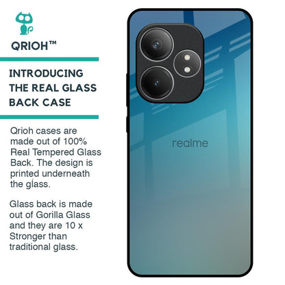 Sea Theme Gradient Glass Case for Realme GT 6 5G