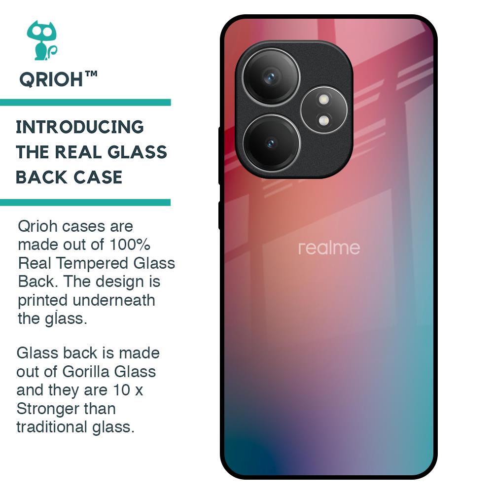 Dusty Multi Gradient Glass Case for Realme GT 6 5G