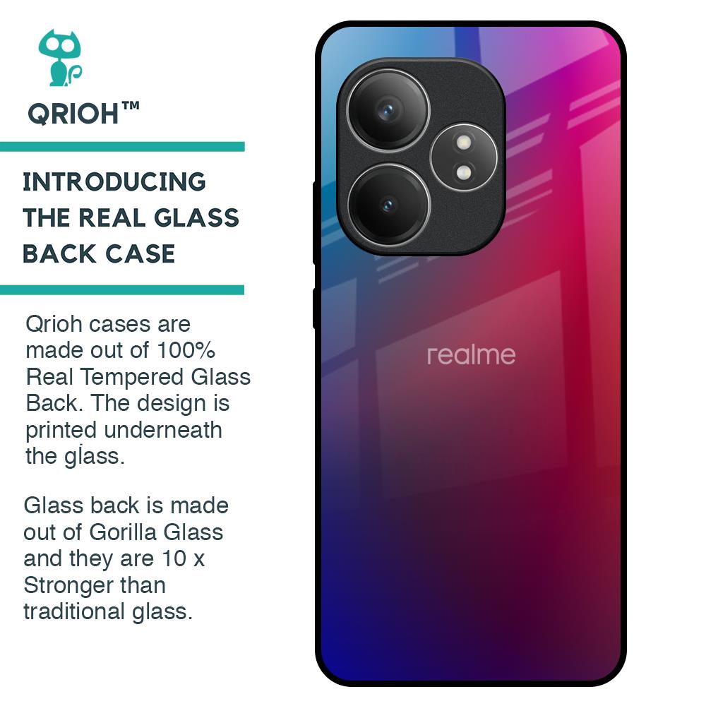 Magical Color Shade Glass Case for Realme GT 6 5G