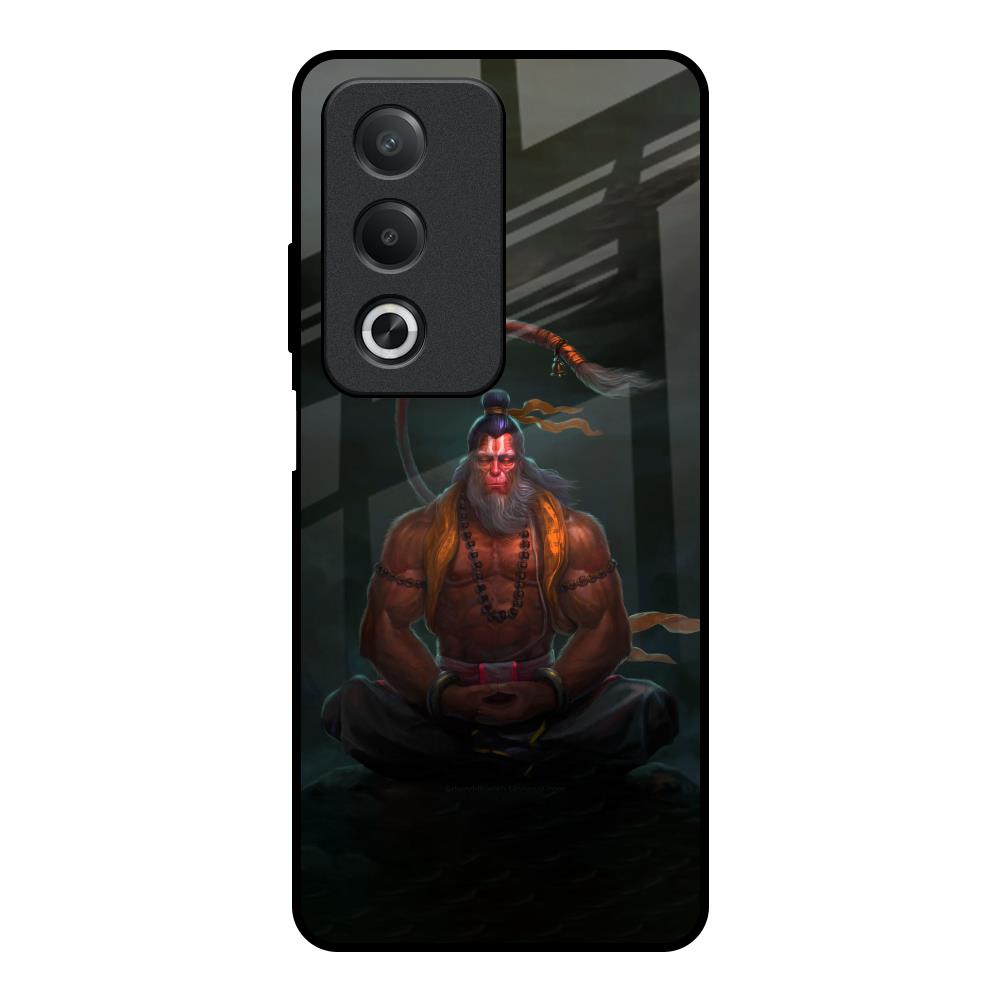 Lord Hanuman Animated OPPO A3 Pro 5G Glass Back Cover Online