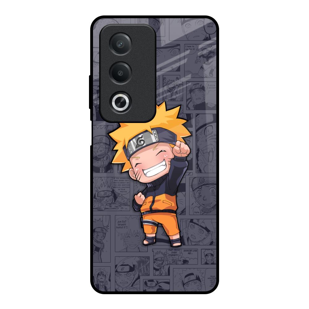 Orange Chubby OPPO A3 Pro 5G Glass Back Cover Online