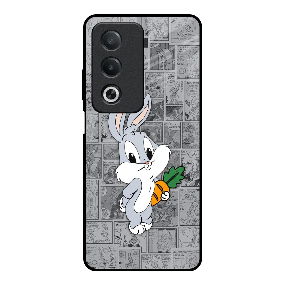 Cute Baby Bunny OPPO A3 Pro 5G Glass Back Cover Online
