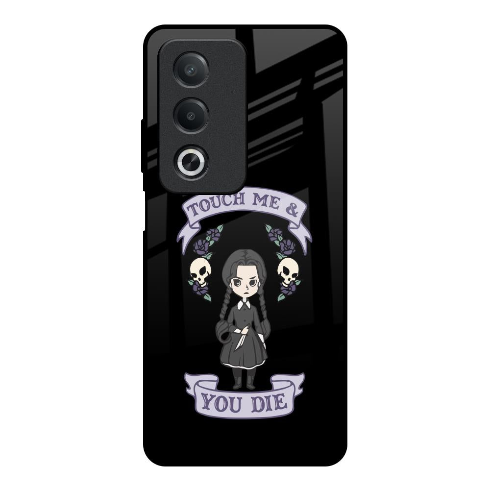 Touch Me & You Die OPPO A3 Pro 5G Glass Back Cover Online