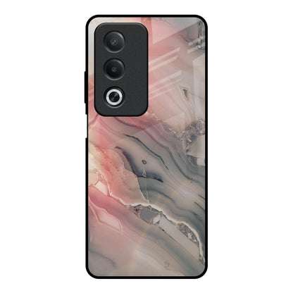 Pink And Grey Marble OPPO A3 Pro 5G Glass Back Cover Online