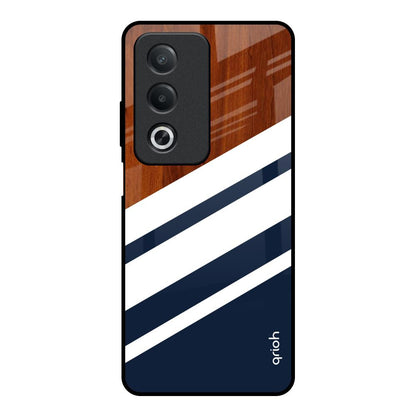 Bold Stripes OPPO A3 Pro 5G Glass Back Cover Online