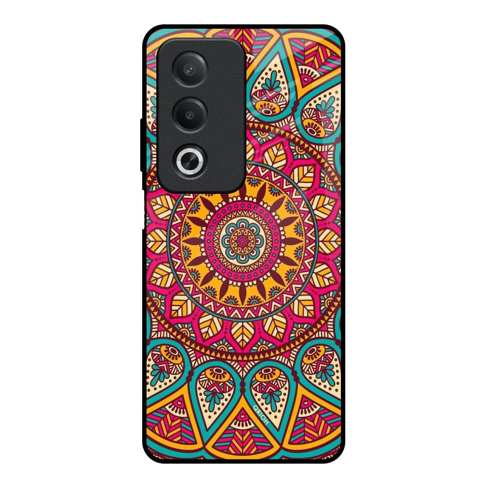 Elegant Mandala OPPO A3 Pro 5G Glass Back Cover Online