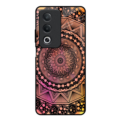 Floral Mandala OPPO A3 Pro 5G Glass Back Cover Online