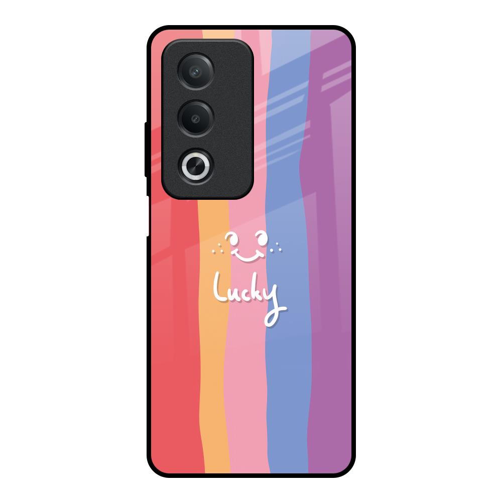 Lucky Abstract OPPO A3 Pro 5G Glass Back Cover Online