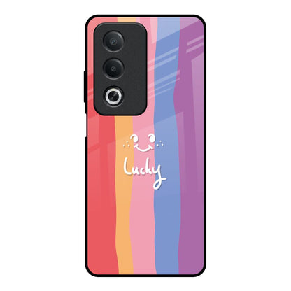 Lucky Abstract OPPO A3 Pro 5G Glass Back Cover Online