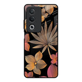 Lines Pattern Flowers OPPO A3 Pro 5G Glass Back Cover Online