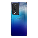 Blue Rhombus Pattern OPPO A3 Pro 5G Glass Back Cover Online