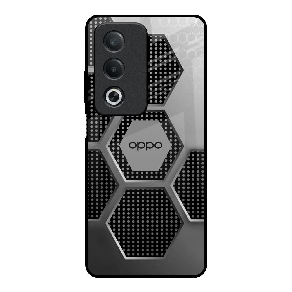 Hexagon Style OPPO A3 Pro 5G Glass Back Cover Online