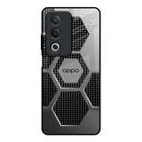 Hexagon Style OPPO A3 Pro 5G Glass Back Cover Online
