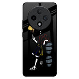 Luffy Line Art Oppo F27 Pro Plus Glass Back Cover Online