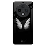 White Angel Wings Oppo F27 Pro Plus Glass Back Cover Online