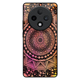 Floral Mandala Oppo F27 Pro Plus Glass Back Cover Online