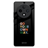 Go Your Own Way Oppo F27 Pro Plus Glass Back Cover Online
