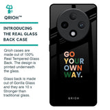 Go Your Own Way Glass Case for Oppo F27 Pro Plus