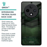 Green Leather Glass Case for Oppo F27 Pro Plus