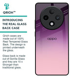 Purple Gradient Glass case for Oppo F27 Pro Plus