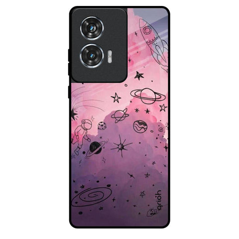 Space Doodles Motorola Edge 50 Fusion 5G Glass Back Cover Online